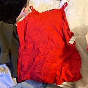 Red tank top never worn